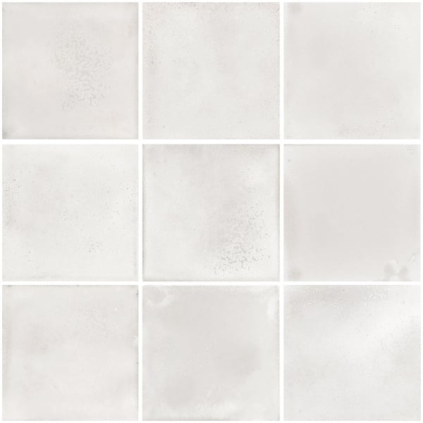 The Mosaic Factory Kasba 10x10 White Matt 97x97mm - KAM10010