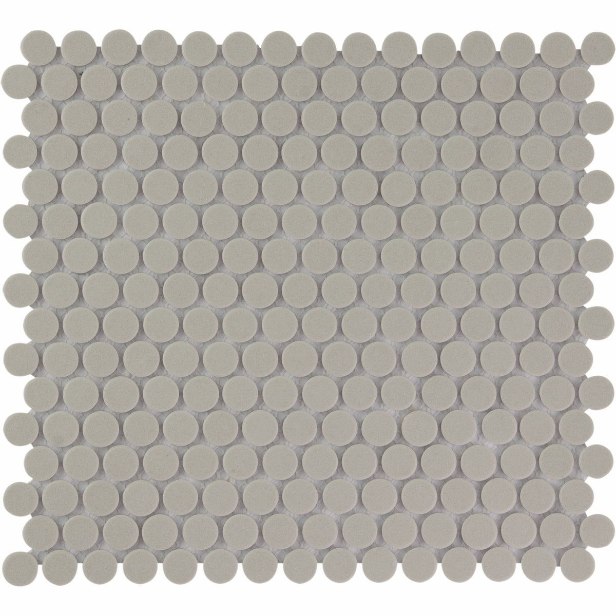The Mosaic Factory London Full body Grey Matt 19x19mm - LOP2029