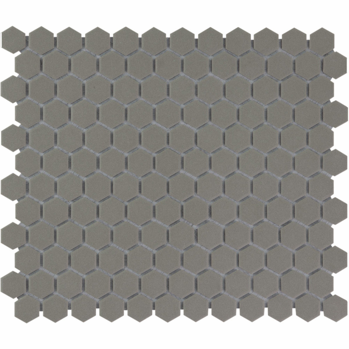 The Mosaic Factory London Full body Dark Grey  Matt 23x26mm - LOH2015