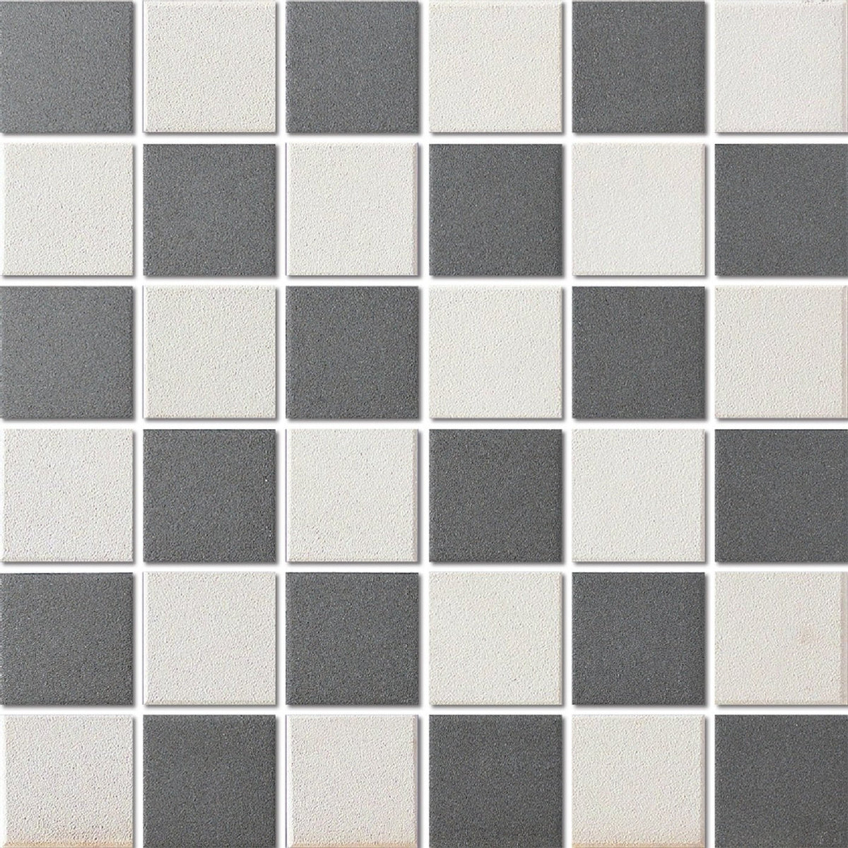 The Mosaic Factory London Full body Chessboard Matt 48x48mm - LO1010S1017