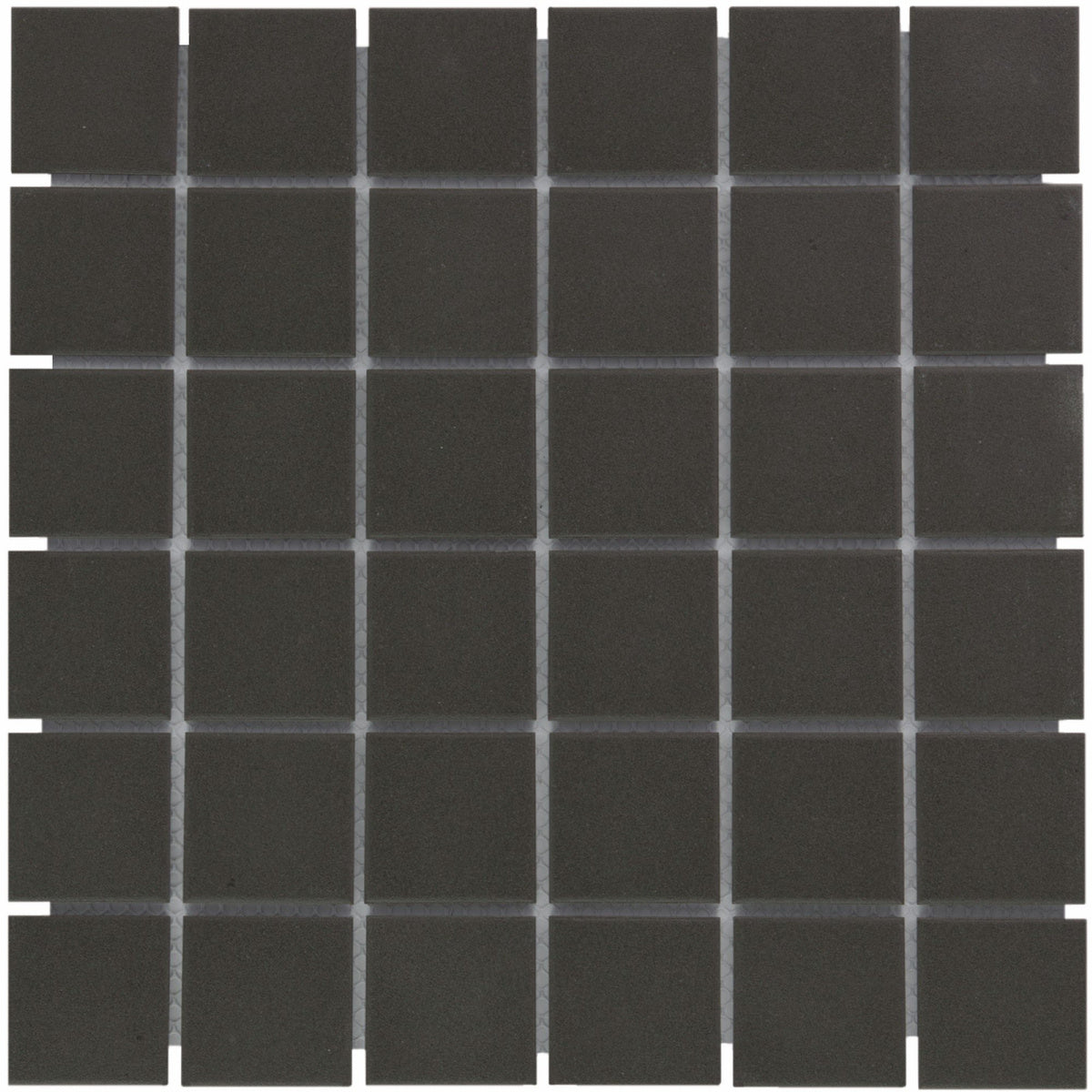 The Mosaic Factory London Full body Black Matt 48x48mm - LO1017