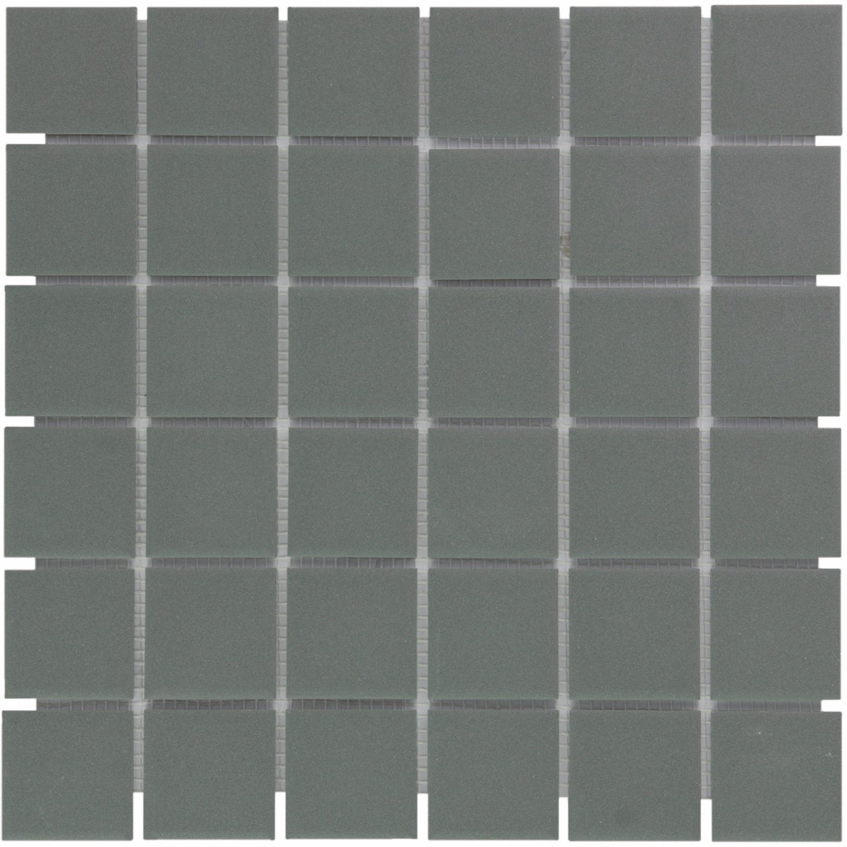 The Mosaic Factory London Full body Dark Grey Matt 48x48mm - LO1015