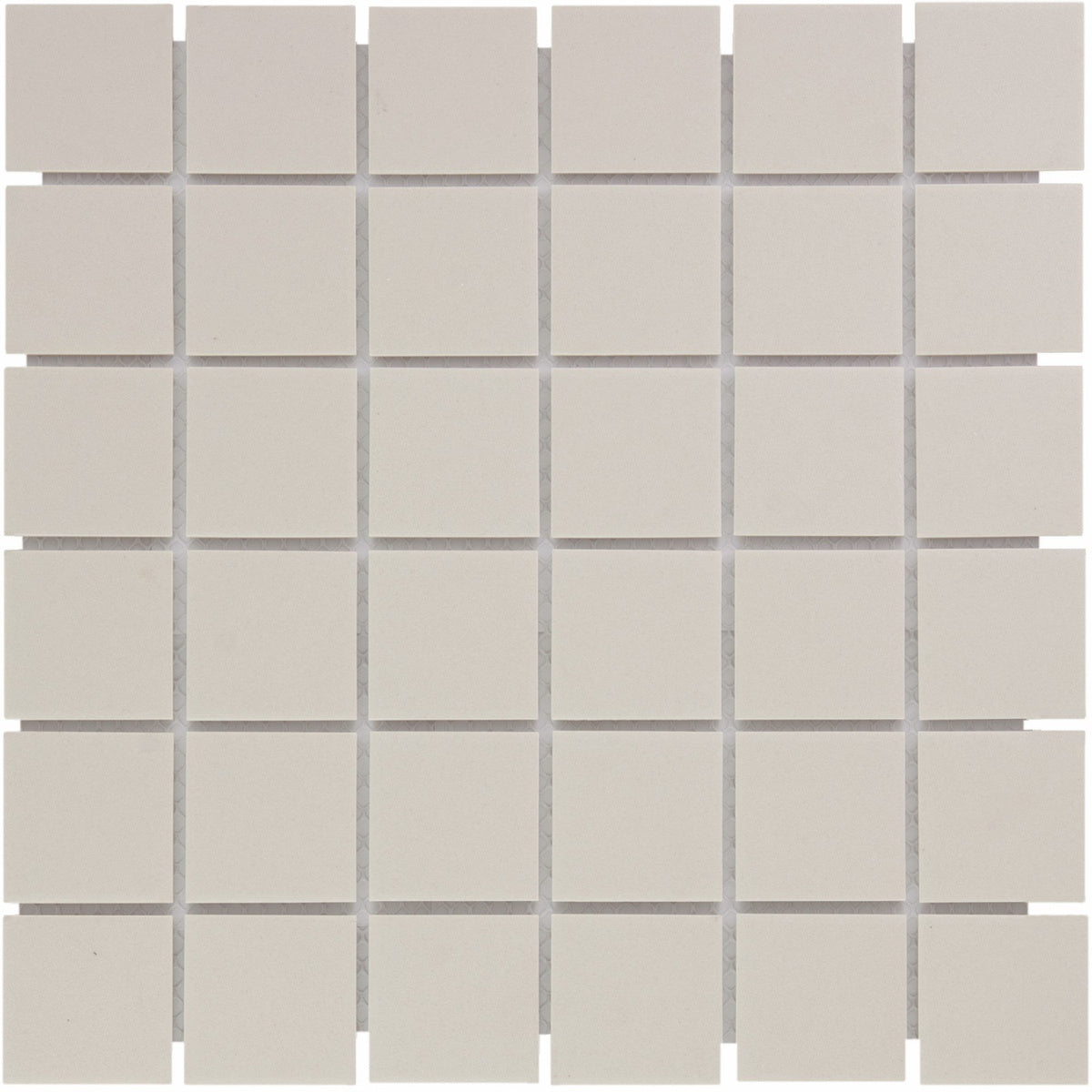 The Mosaic Factory London Full body White Matt 48x48mm - LO1010