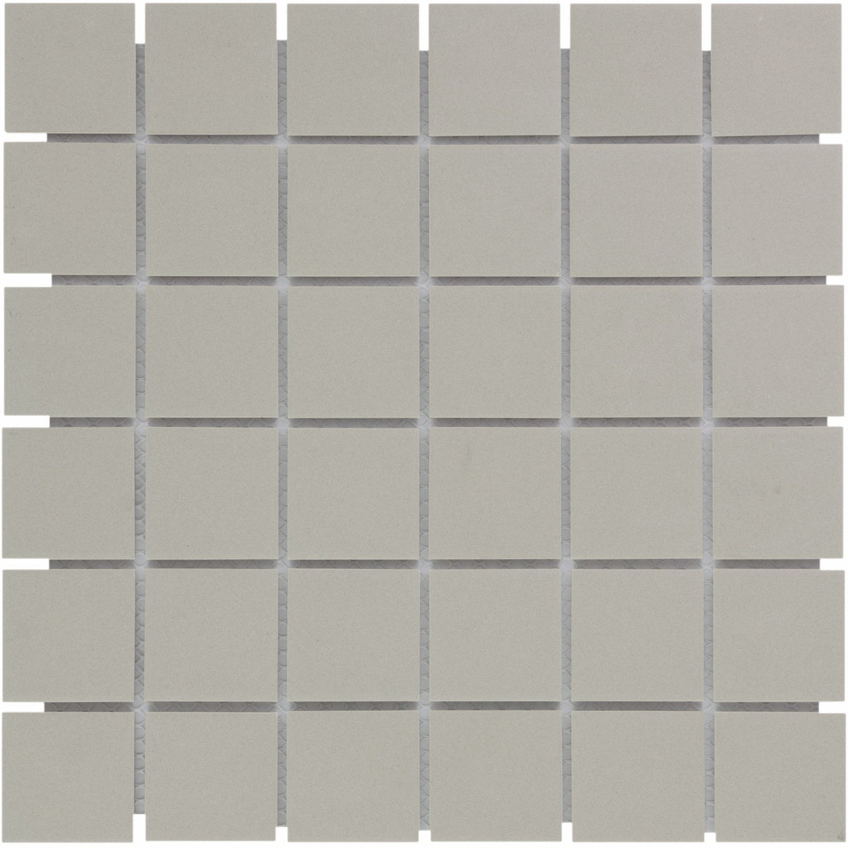 The Mosaic Factory London Full body Grey Matt 48x48mm - LO1029