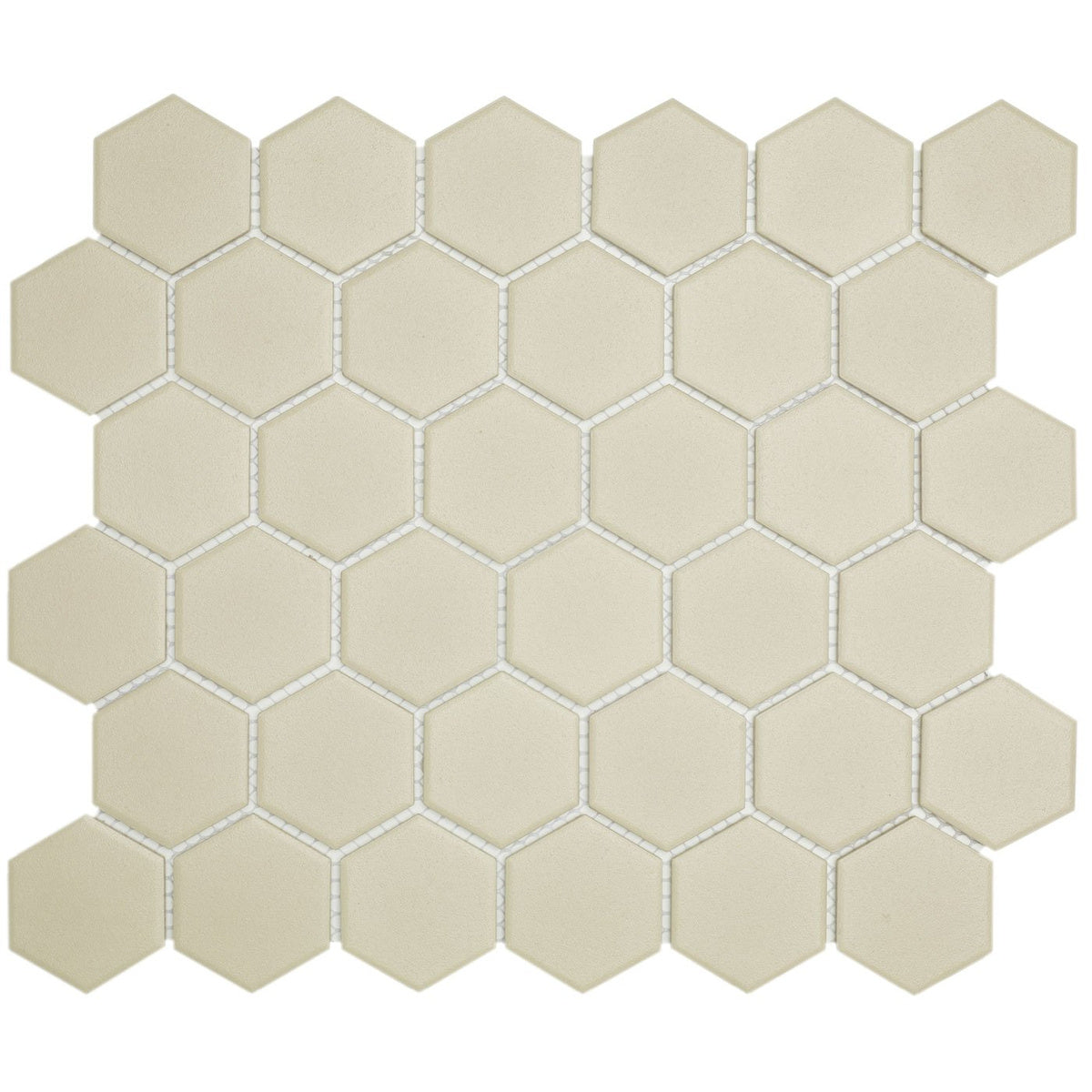 The Mosaic Factory London Full body White Matt 51x59mm - LOH1010