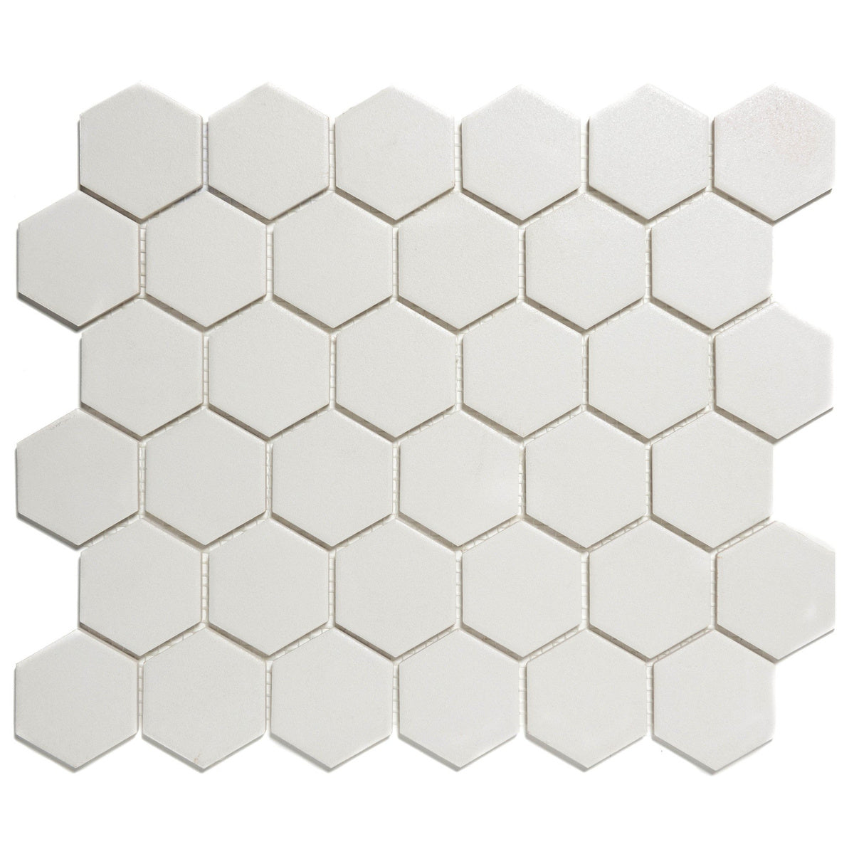 The Mosaic Factory London Full body Super White Matt 51x59mm - LOH1010S