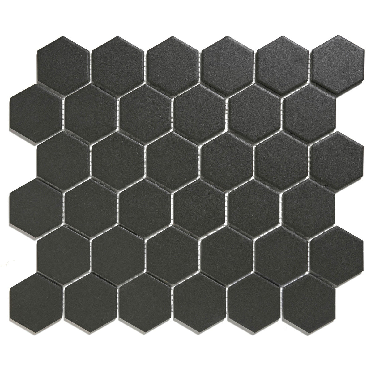 The Mosaic Factory London Full body Black Matt 51x59mm - LOH1017