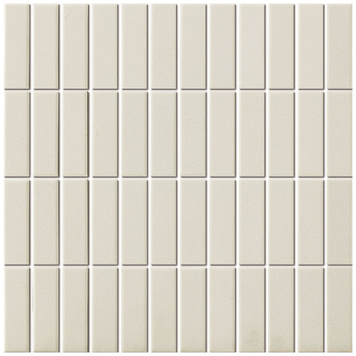 The Mosaic Factory London Full body White Matt 23x73mm - LO7310