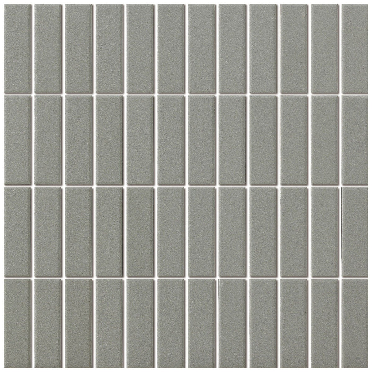 The Mosaic Factory London Full body Dark Grey Matt 23x73mm - LO7315