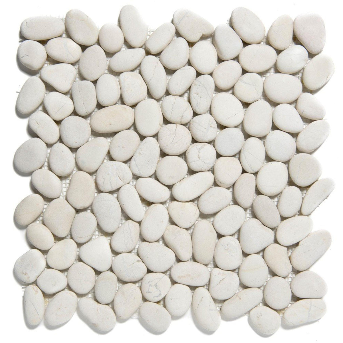 The Mosaic Factory Natural Stone River Stone Ivory Matt 0x0mm - NSR200