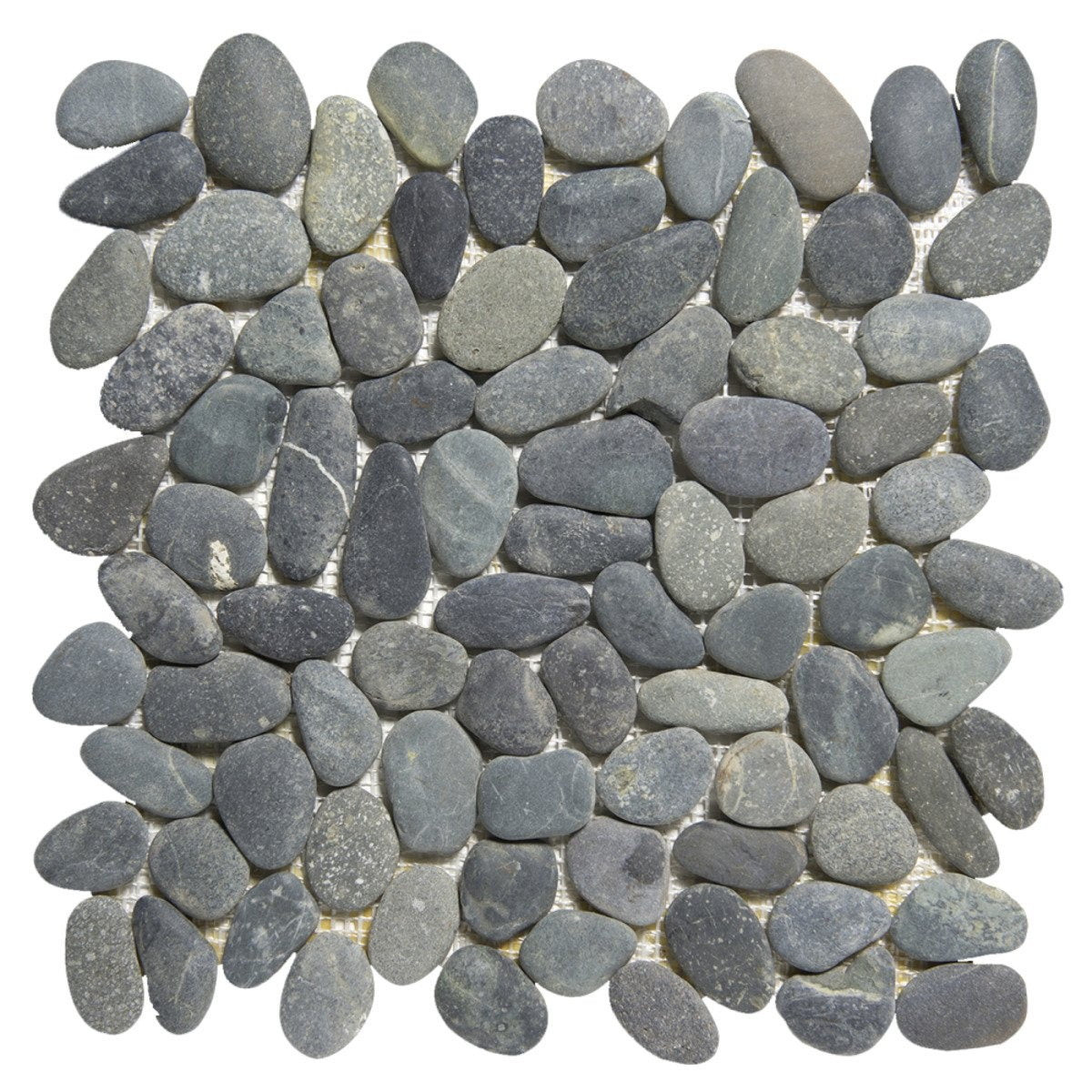 The Mosaic Factory Natural Stone River Stone Dark Grey Matt 0x0mm - NSR360