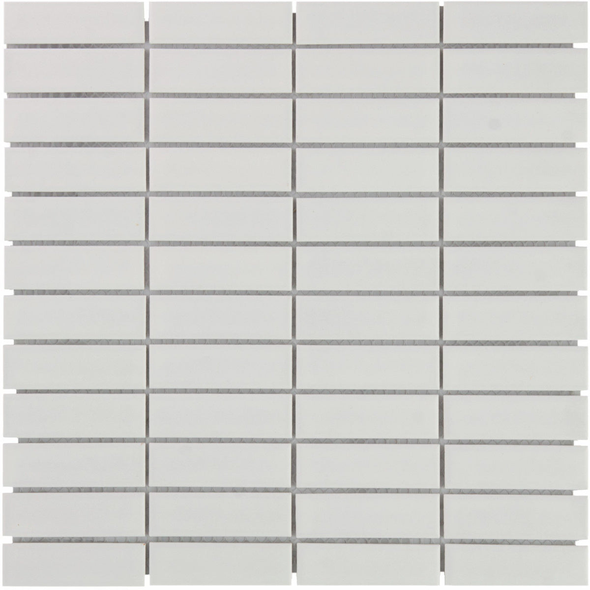 The Mosaic Factory Paris Rectangle White Matt 23x73mm - PARM140