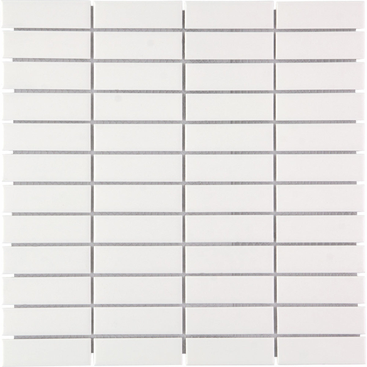 The Mosaic Factory Paris Rectangle Extra White Glossy 23x73mm - PARG100