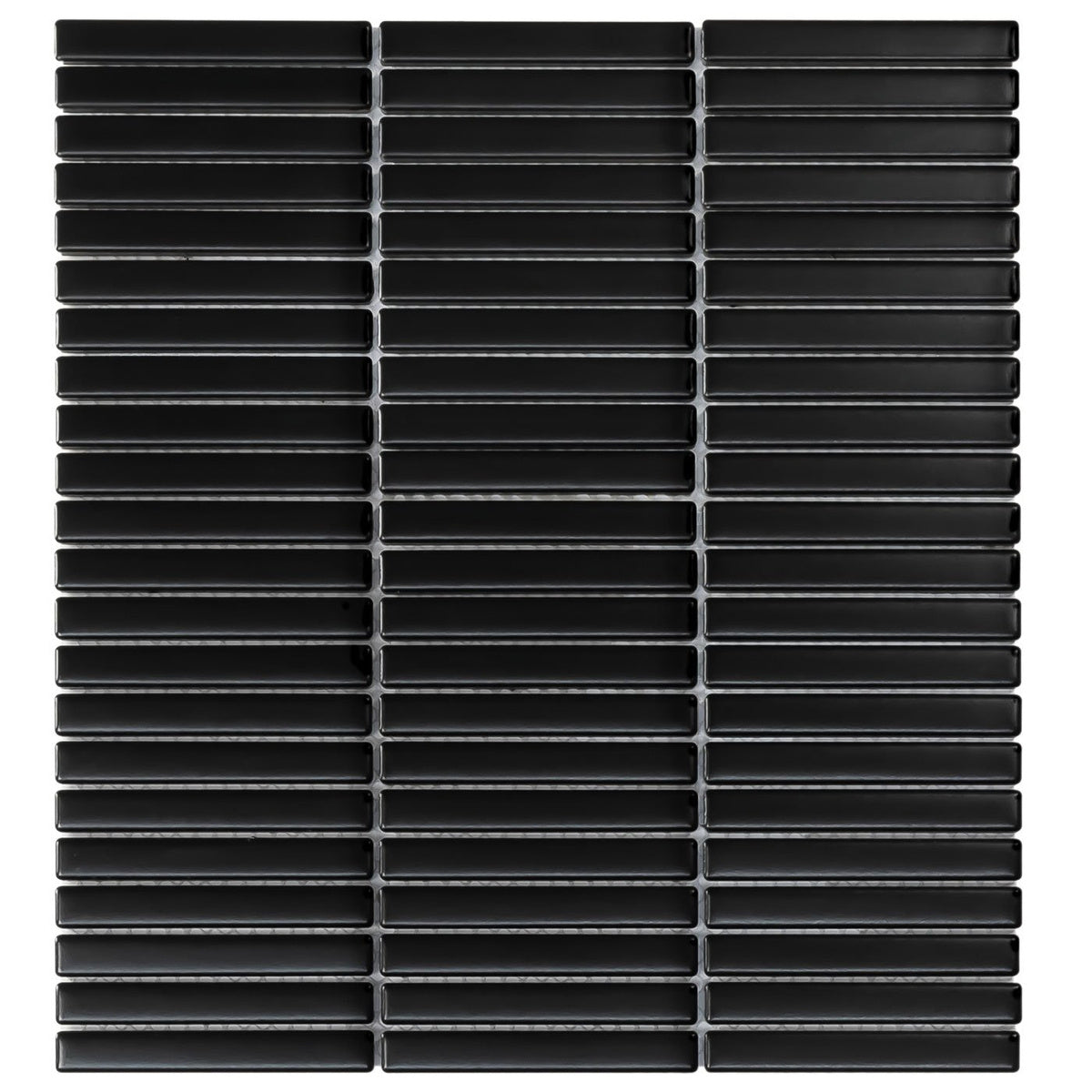 The Mosaic Factory Sevilla Kitkat mini finger Black Matt 12x92mm - SEF12925