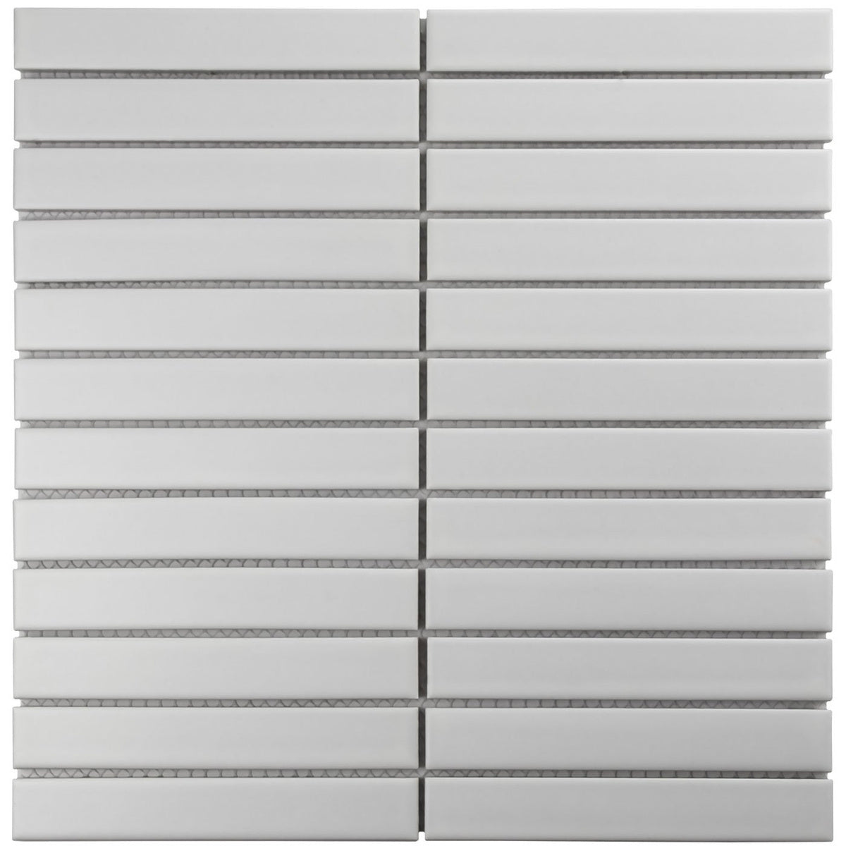The Mosaic Factory Sevilla Kitkat finger White Matt 22x145mm - SEF22140