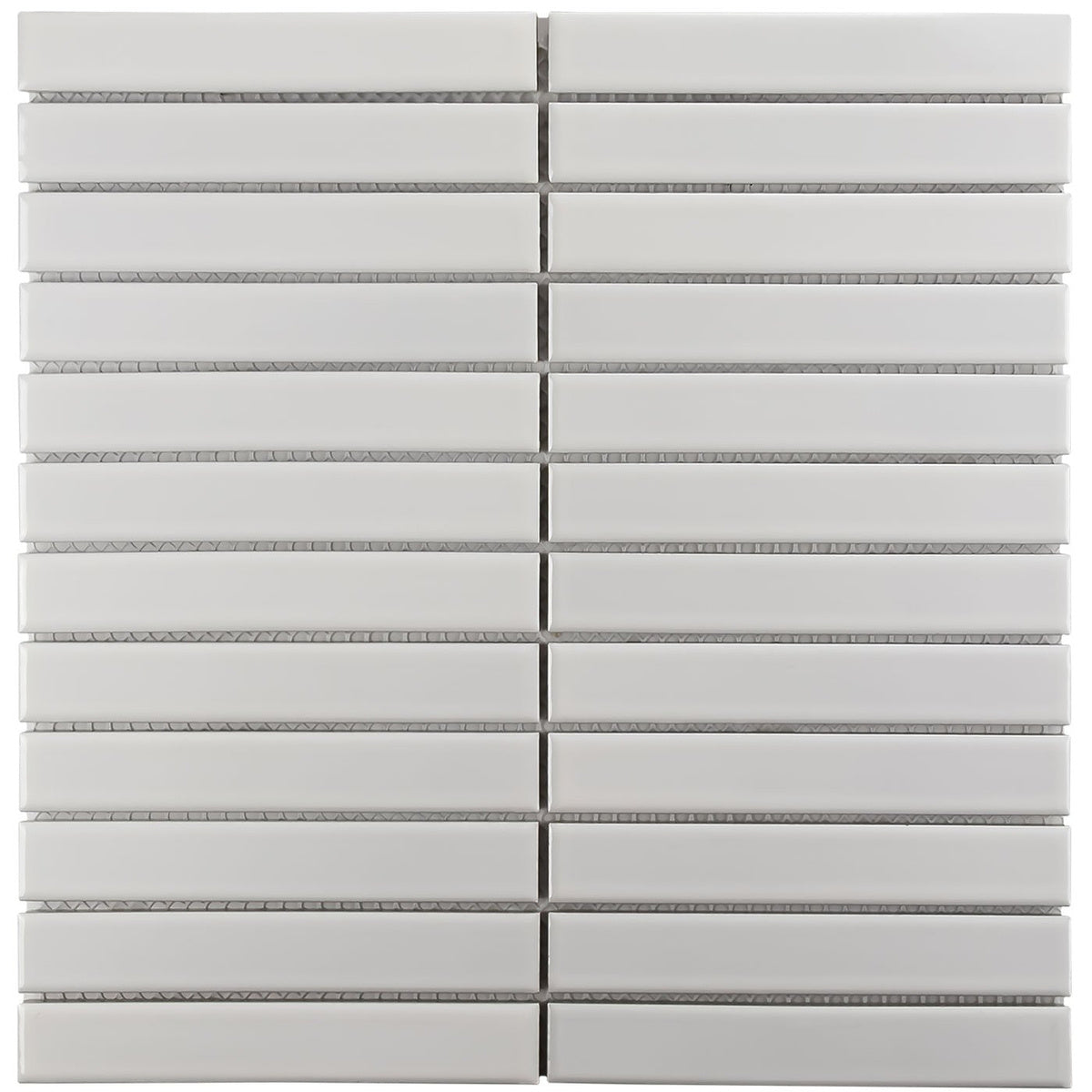 The Mosaic Factory Sevilla Kitkat finger White Glossy 22x145mm - SEF22100