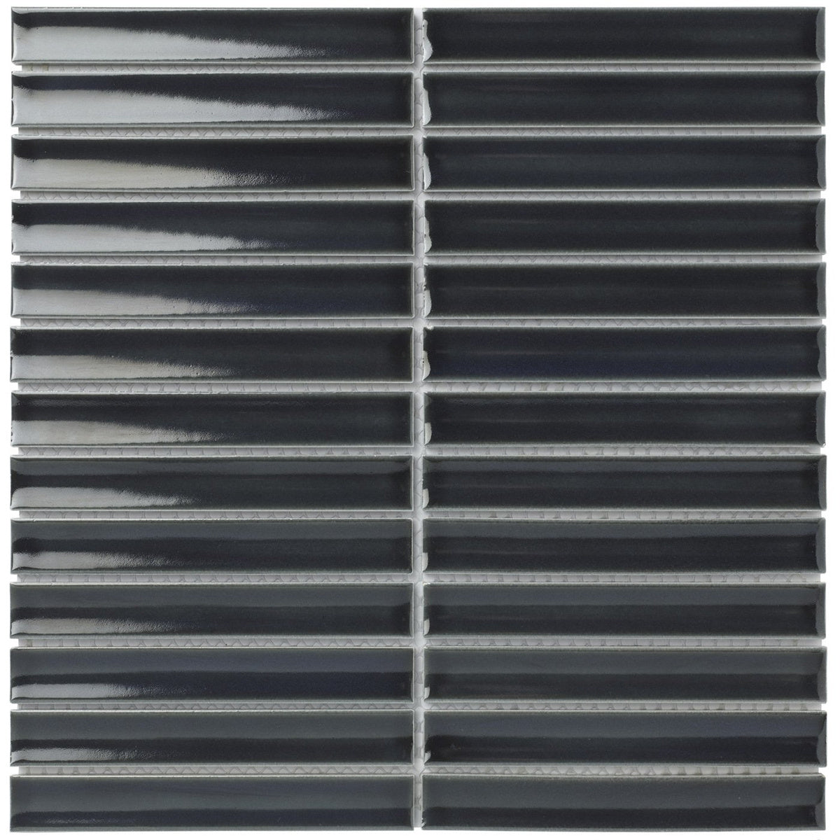 The Mosaic Factory Sevilla Kitkat original finger Blue-Grey Glossy 20x145mm - SEF20400