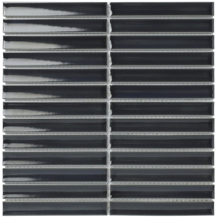 The Mosaic Factory Sevilla Kitkat original finger Blue-Grey Glossy 20x145mm - SEF20400