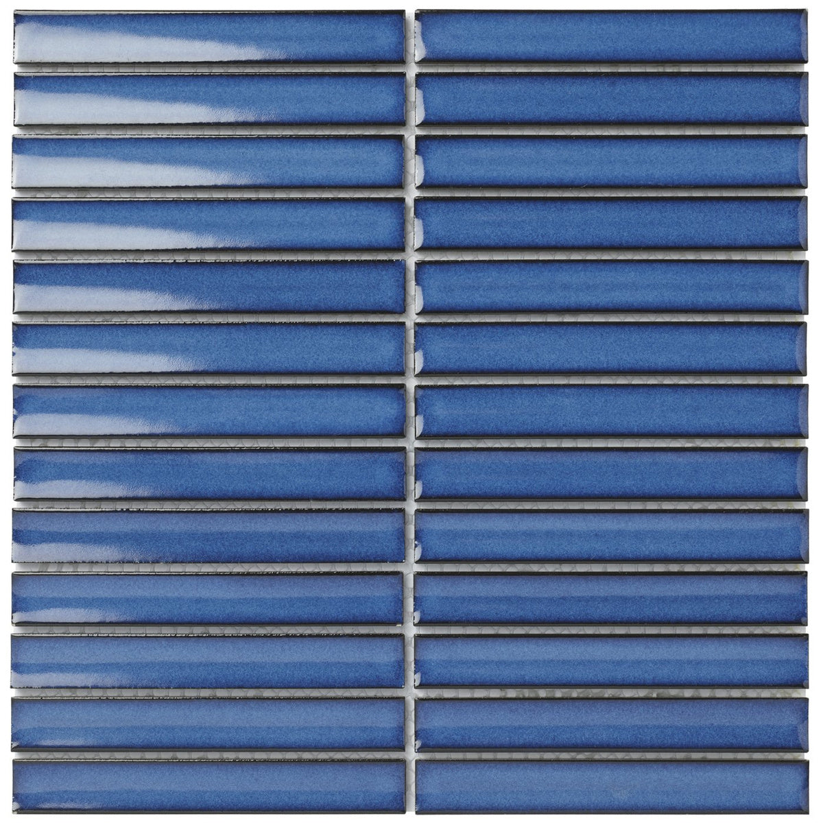 The Mosaic Factory Sevilla Kitkat original finger Jeans Blue Glossy 20x145mm - SEF20600