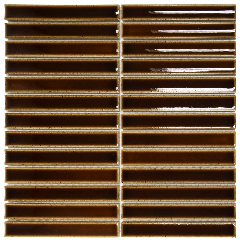 The Mosaic Factory Sevilla Kitkat original finger Crème Caramel Glossy 20x145mm - SEF20800