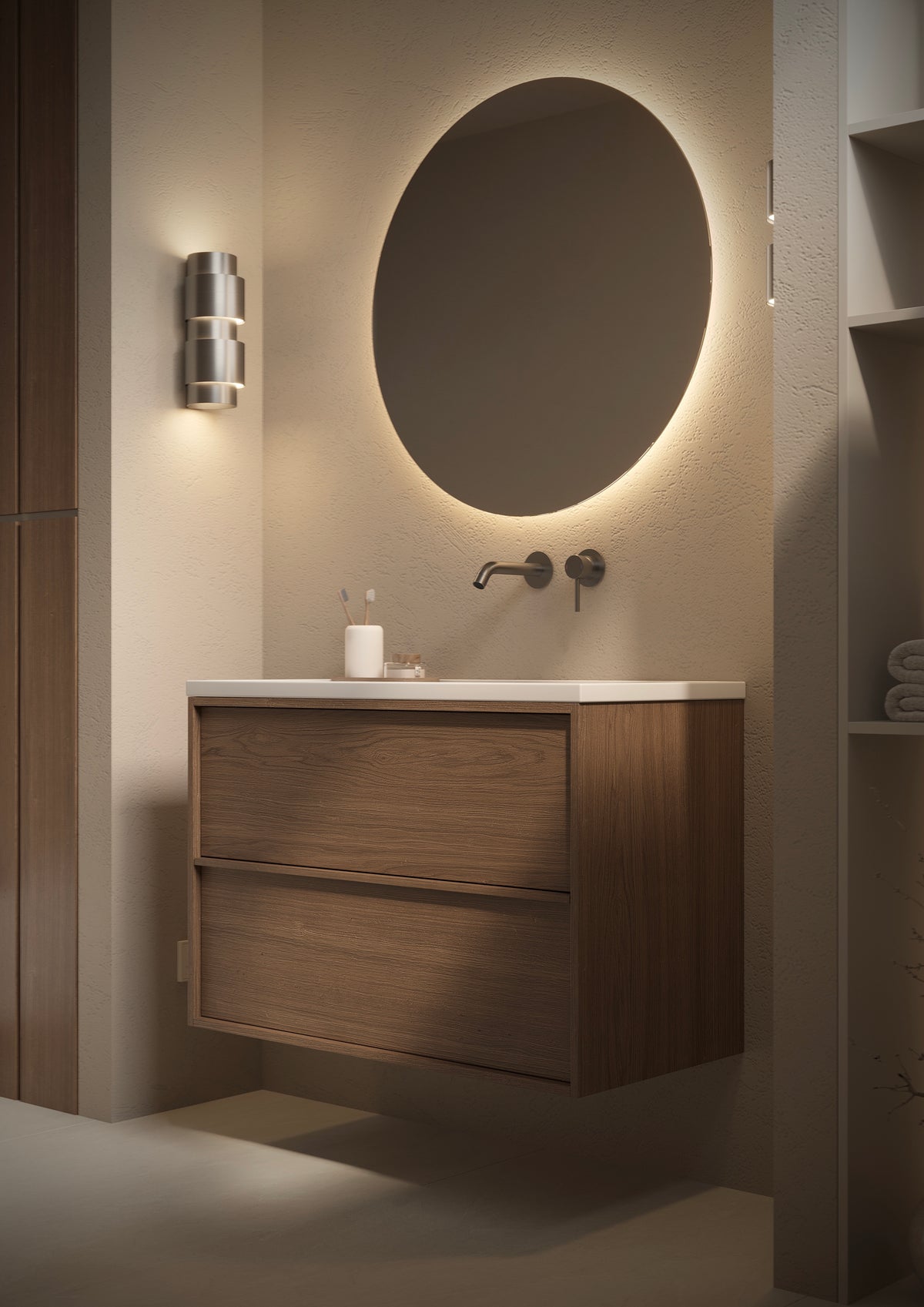 Martens en Meijer Contour 2 lades – Rustic Oak